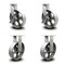 Service Caster 12 Inch Heavy Duty Semi Steel Cast Iron Caster Swivel Lock/Brake 2 Rigid, 2PK SCC-KP92S1230-SSR-SLB-BSL-2-R-2 - alternate 1